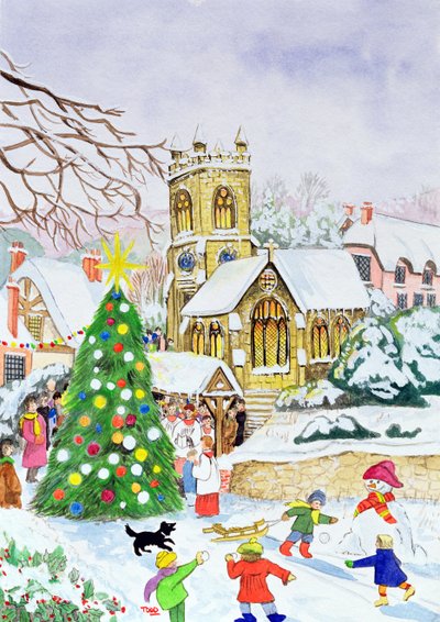 Village Festivities by Tony Todd